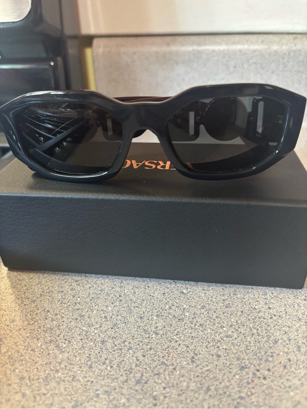 Versace Men’s Black Medusa-Emblem Sunglasses - Picture 2 of 5